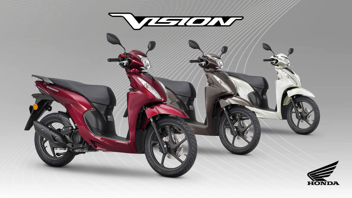 Friss színekkel és bevált technikával érkezik idén a Honda Vision 110